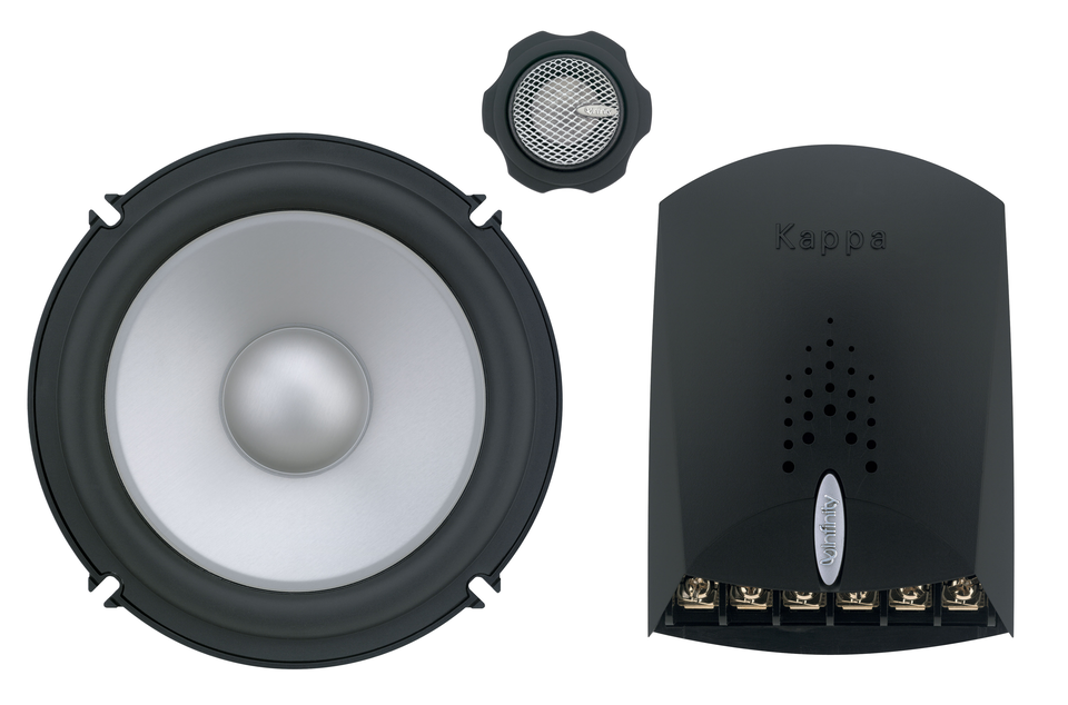 KAPPA 60.5CS - Black - 6.5 inch & 1 inch Component System - Hero